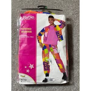 Spirit Halloween Weird Barbie Costume Adult Large 12-14 Jacket Pants Shirt